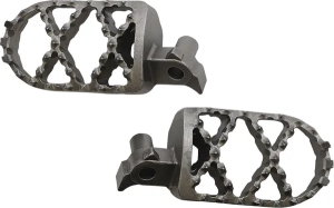 MOOSE RACING Pro lábtartók, ezüst 
