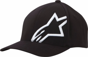 Sapca ALPINESTARS Corp Shift 2 ívelt karimájú, fekete/fehér