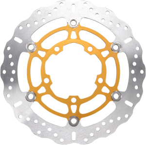 Pro-lite Xc Contour Brake Rotor Aluminum, Gold, Silver