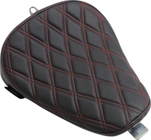 Bobber Solo Seat Black, Red 
