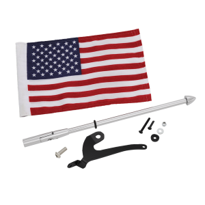 Flag Pole For Can-am Rt With Us Flag Silver, 1, nordicamoto.ro
