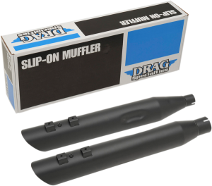 Slashdown Slip-on Mufflers Black, 2, nordicamoto.ro