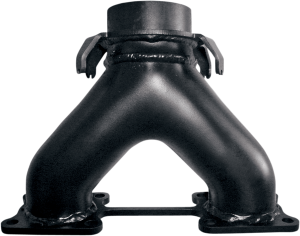 Exhaust Y-pipe Arctic Blk Black, High Temperature Paint, 2, nordicamoto.ro