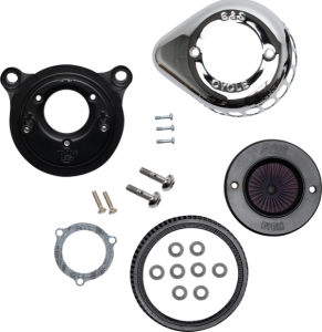 Air Stinger Air Cleaner Kit Silver, 1, nordicamoto.ro