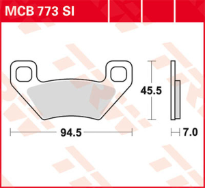Si Series Sindered Off-road Brake Pads