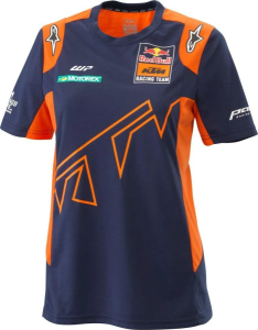 KTM Replica Team női póló, sötétkék/narancssárga