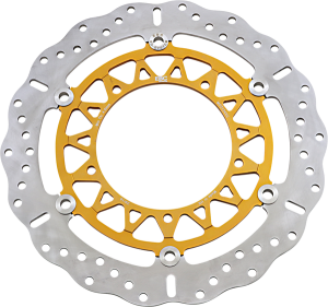 Pro-lite Xc Contour Brake Rotor Aluminum, Gold, Silver