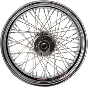 Front Wheel 21x2.15 Single-disc 80-spoke Chrome Silver, 3, nordicamoto.ro