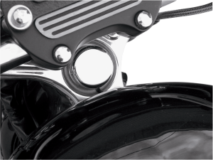 Steering Stem Bolt Cover Chrome, 2, nordicamoto.ro