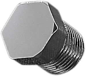 Chrome Hex Drain Plug Chrome, 1, nordicamoto.ro