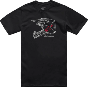 Mx Helmet Csf T-shirt Black 