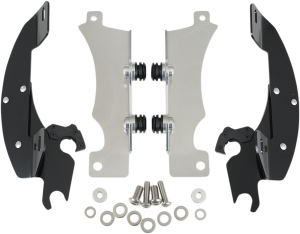 Fats/slim Windshield Trigger-lock Complete Mount Kit Black