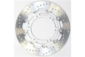 Round Pro-lite Brake Rotor Silver, Stainless Steel