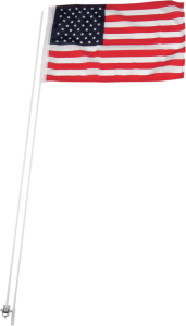 Two-piece Atv Flags White, 2, nordicamoto.ro