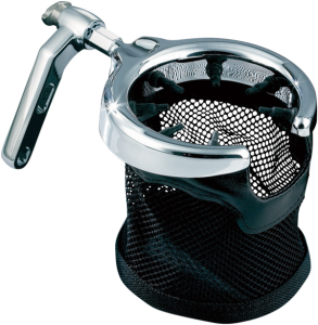 Universal Drink Holder With Basket Black