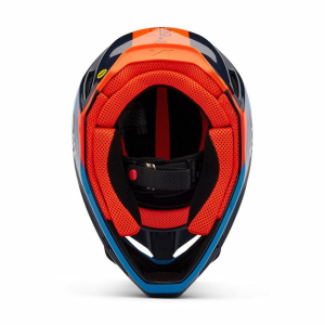 FOX V1 Race Spec gyermek sisak, fekete/kék/narancssárga, 2, nordicamoto.ro