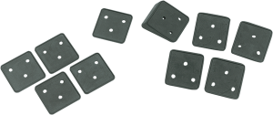 License Plate Bracket Mounting Gaskets Black