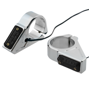 Fork Mount Turn Signals Chrome