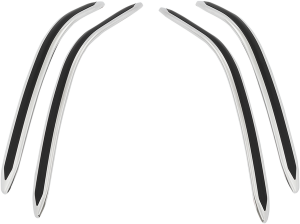 Saddlebag Scuff Strips Black