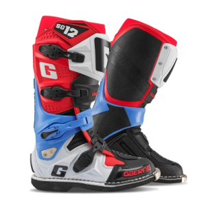 Gaerne SG12 ENDURO REALM csizma – piros/kék/fekete