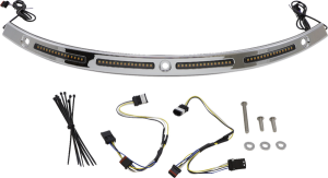Genesis® 4 Dynamic Led Batwing Windshield Trim Chrome