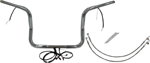 Plug & Play Ez Install 1-1/4(r) Round Top Handlebar Kit Silver, 2, nordicamoto.ro