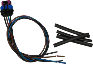 Wiring Harness With Pigtail Black