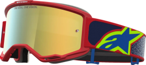Vision 5 Drag síszemüveg – piros, kék
