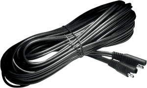 Ring Terminal Harness Black Quick Disconnect 12v 0.75a 0.6m 2-pin Black Black, 2, nordicamoto.ro