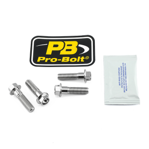 Brake Caliper Mount Kit Silver, Stainless Steel