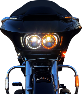 Probeam Road Glide Turn Signals Gloss Black, 2, nordicamoto.ro
