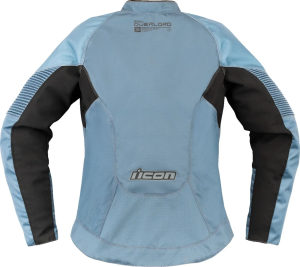 Icon Overlord3 női kabát – kék – 2XL, 3, nordicamoto.ro