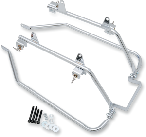 Baggertail Saddlebag Mount For Softail Models Silver, 1, nordicamoto.ro