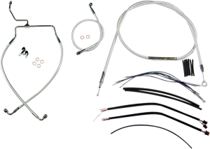 Sterling Chromite Ii® Designer Handlebar Installation Kit Silver, 3, nordicamoto.ro