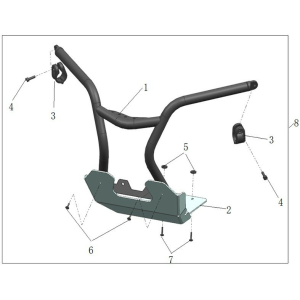 CFMOTO UTV ELSŐ BULL BAR – FEKETE, 3, nordicamoto.ro