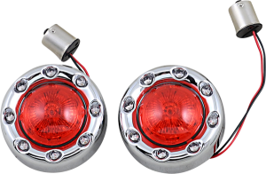 Probeam® Bullet Ringz 1156 Rear Turn Signals Chrome