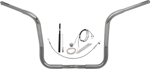 1-1/4(r) Ez Install Round Top Handlebar Kit Silver, 4, nordicamoto.ro