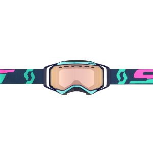 Scott Goggle Prospect Snow Cross turquoise blue/pink enhancer rose chrome, 2, nordicamoto.ro