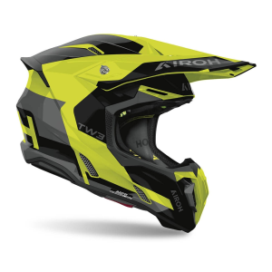 Airoh Twist 3 Fancy fényes sárga motokrossz sisak