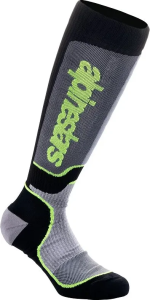 Sosete Alpinestars MX Plus fekete/szürke/sárga S, 1, nordicamoto.ro