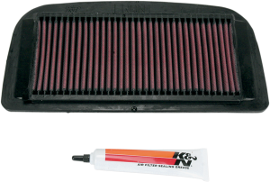 High-flow Air Filter Black, Red