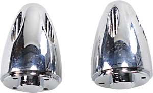 Bullet Handlebar Grip End Silver