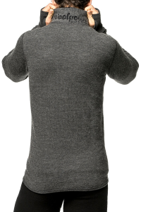 Woolpower Full zip 400 Merino Mid layer Jacket grey S, 3, nordicamoto.ro