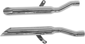 Complete Slip-on Muffler For Metric Cruisers Chrome