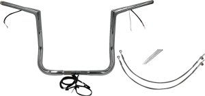 Plug & Play Ez Install 1-1/4(r) Flat Top Handlebar Kit Silver, 3, nordicamoto.ro