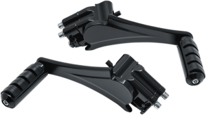 Adjustable Passenger Pegs And Mount Black, 1, nordicamoto.ro