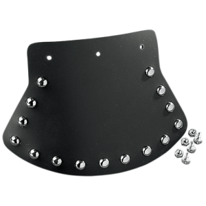 Medium Mud Flap Black, Chrome