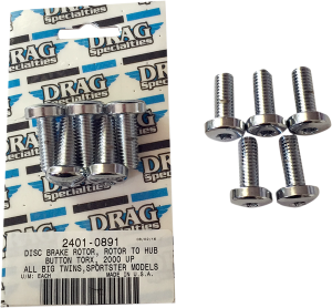 Disc Brake Hub Mounting Kit Chrome