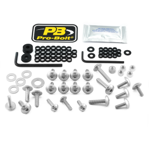 Fairing Bolt Kit For Kawasaki Silver