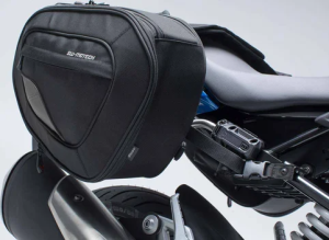Blaze Saddlebag Set Black, Gray, 1, nordicamoto.ro